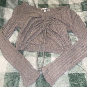 Wallflower Cropped Shirt